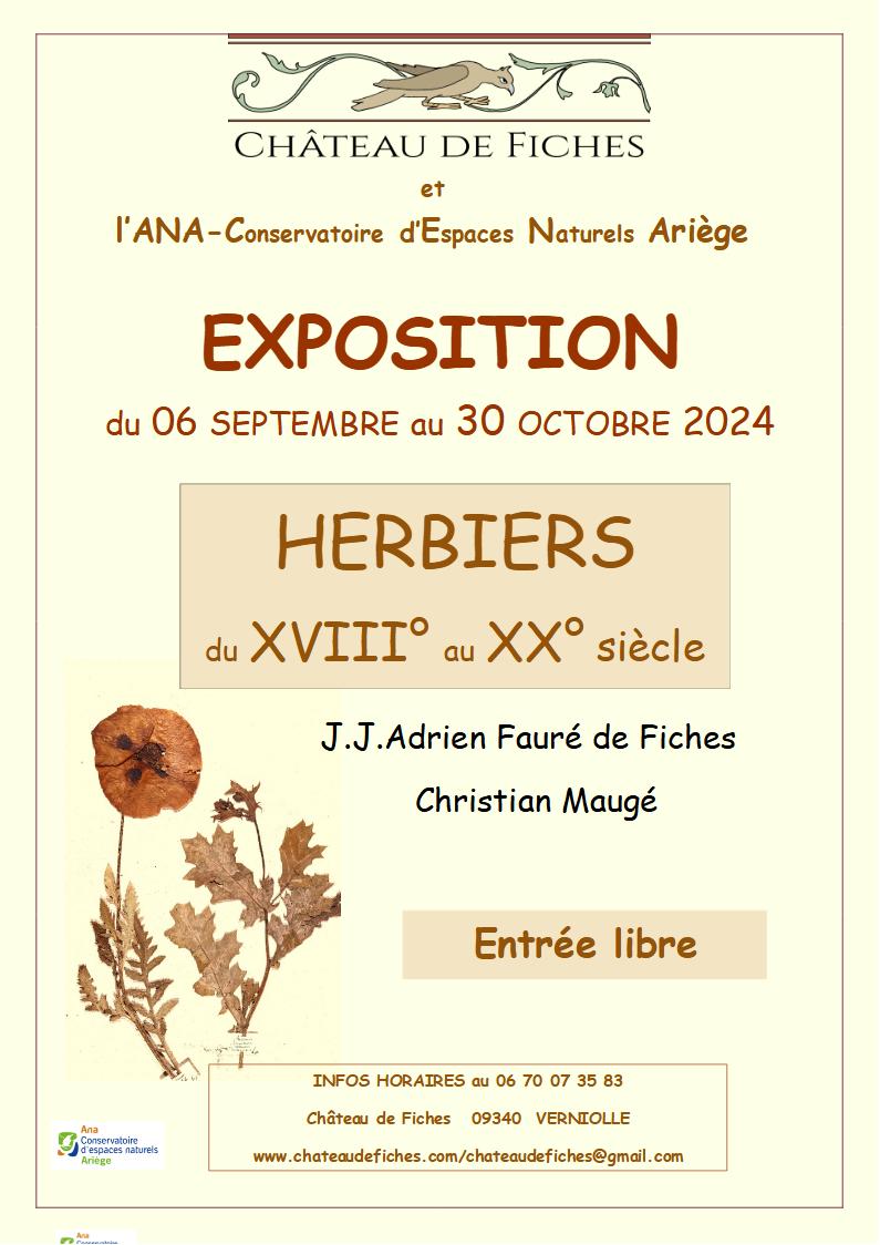 Affiche Expo Herbier 2024